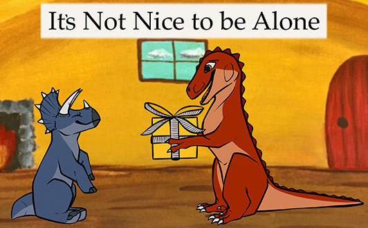 Read It’s Not Nice To Be Alone (with audio-visual)