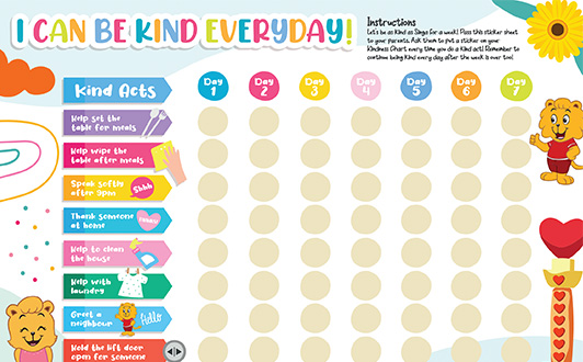 Download Kindness Cubbies Rewards Chart